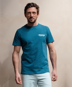 Heren T-shirt blauw