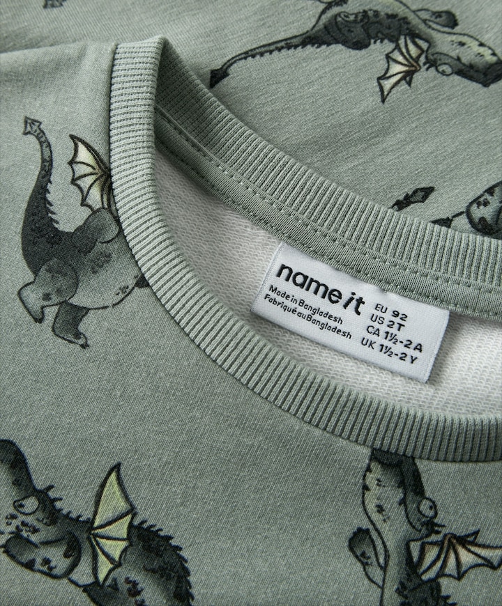 Jongens sweater groen