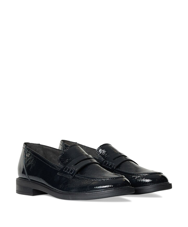 Dames mocassins blauw