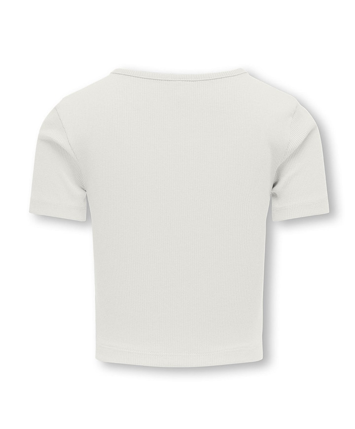 Meisjes t-shirt ecru