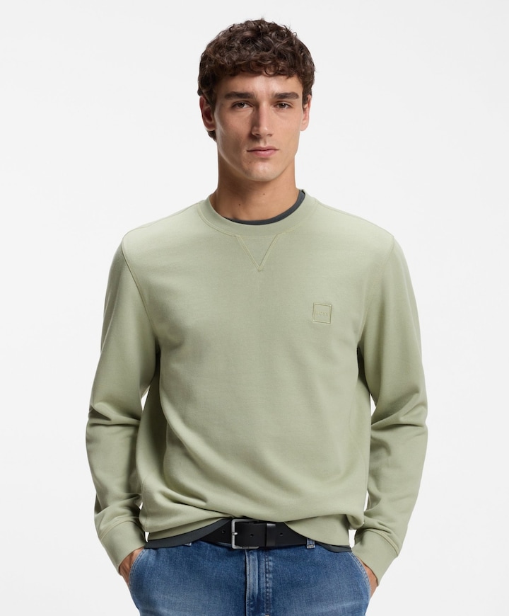 Heren sweater groen