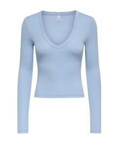 Dames longsleeve blauw