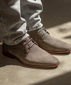 GREG WALL SUE heren veterschoenen grijs