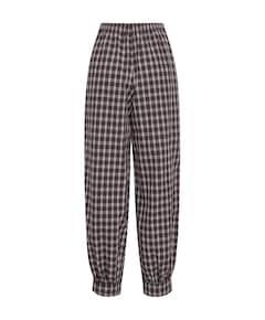 MSCHCarola Balloon CHK dames broek bruin