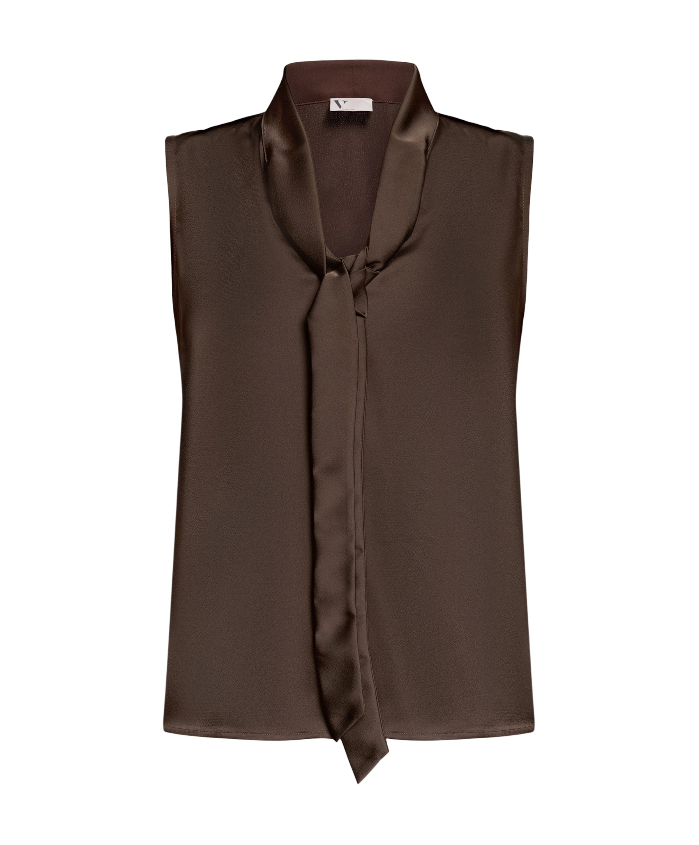 Dames top bruin