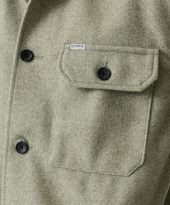Heren overshirt blauw