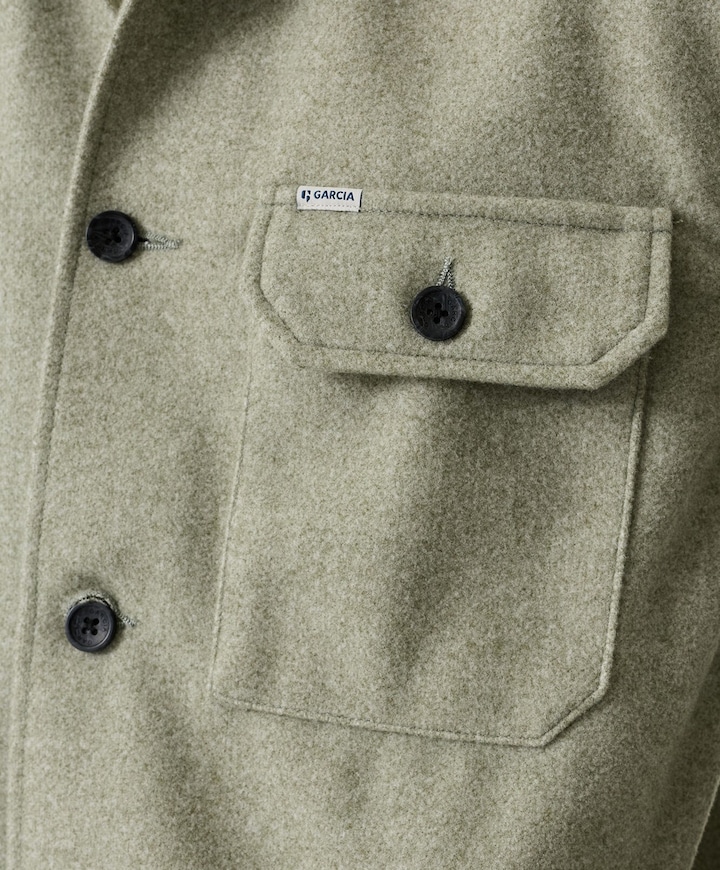 Heren overshirt blauw