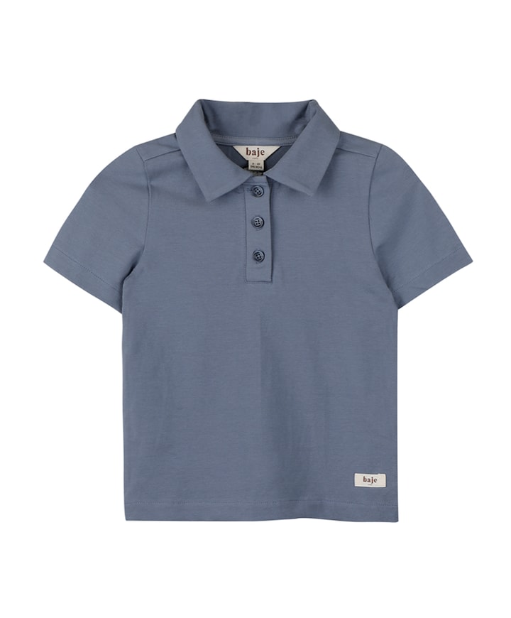 Jongens polo blauw