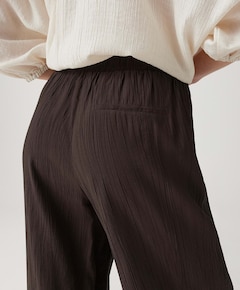 Marou crinkled dames broek bruin