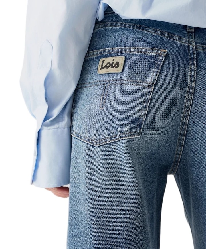 Skater Loose-Z 8132 San Remo Coal dames jeans blauw