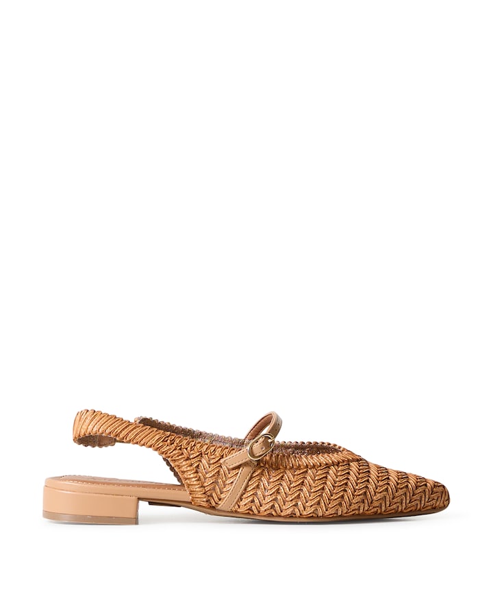 Slingbacks bruin