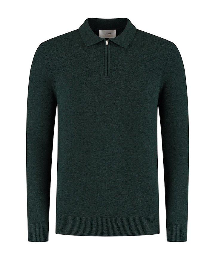 Heren polo groen