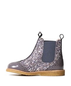 CHELSEA WITH BROGUE LACE PATTERN boots paars