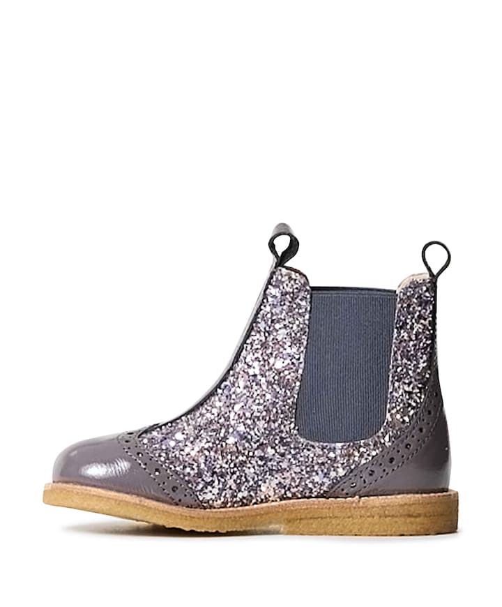 CHELSEA WITH BROGUE LACE PATTERN boots paars