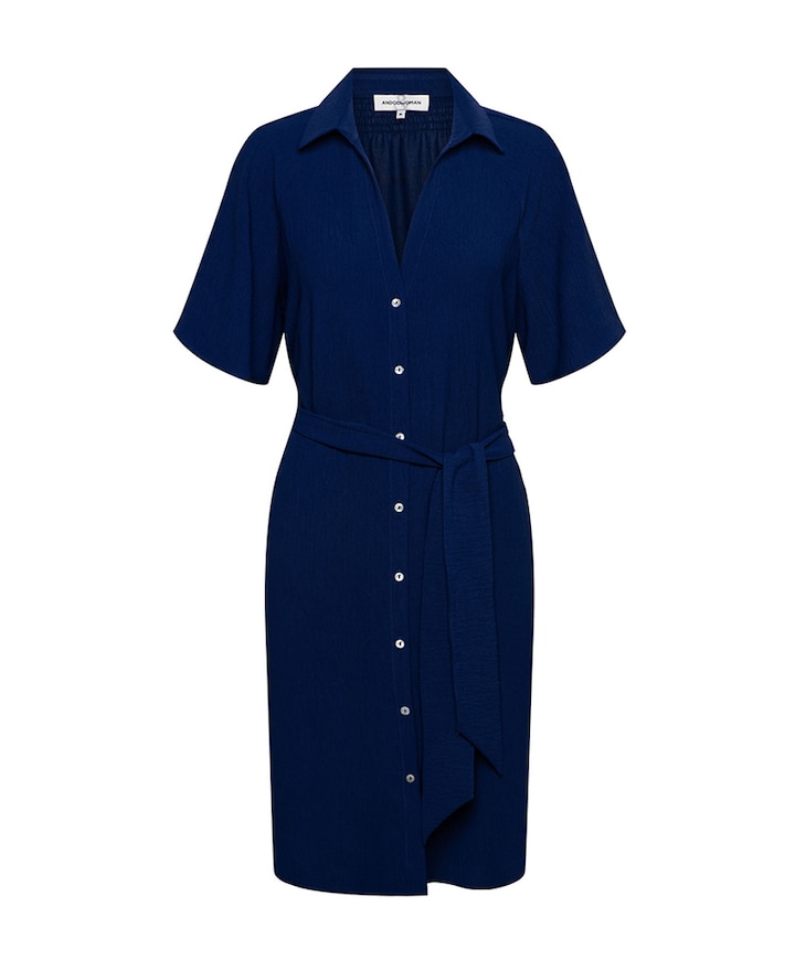 Dames jurk blauw