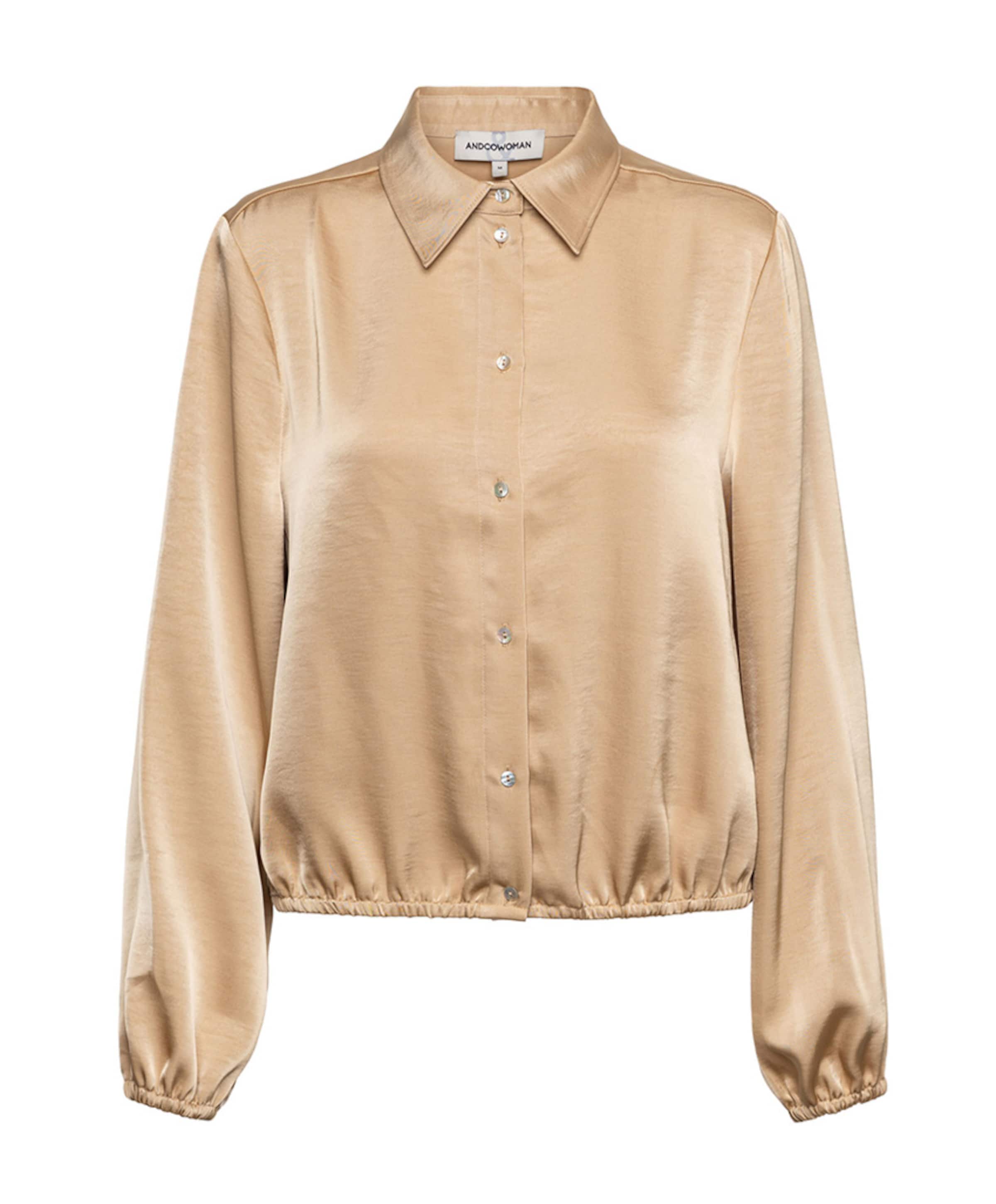 Dames blouse beige