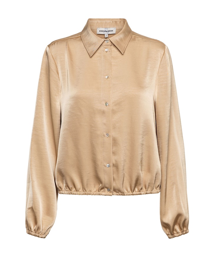 Dames blouse beige