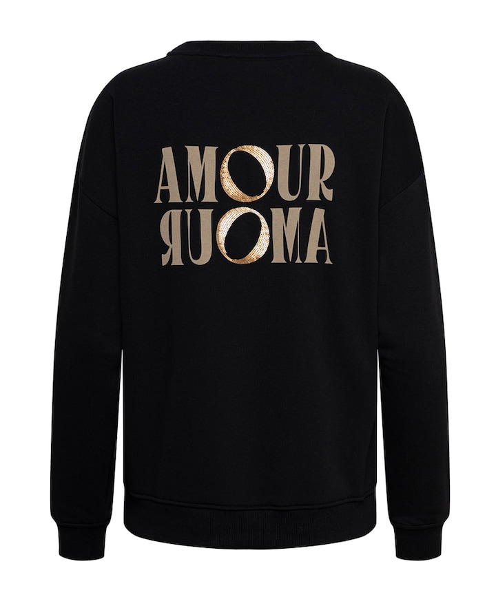Dames sweater zwart