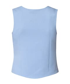 Dames gilet blauw