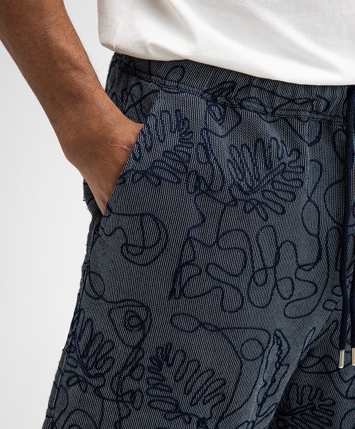 Alex Embro Shorts heren korte broek blauw
