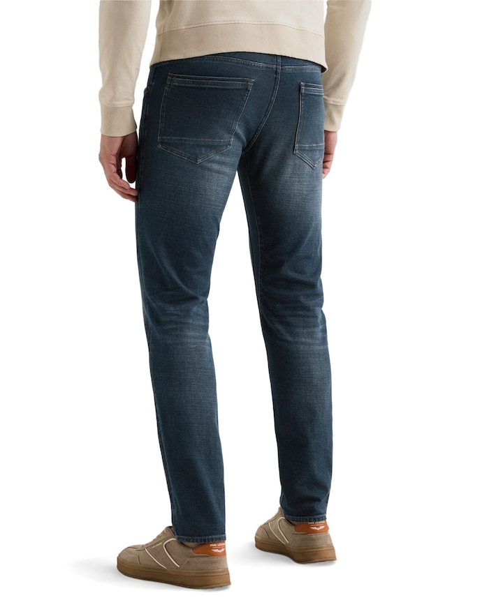 TAILWHEEL DARK NATURAL DENIM heren jeans blauw