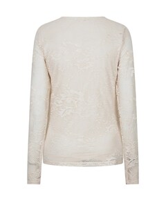 Dames longsleeve ecru