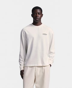 Heren longsleeve wit