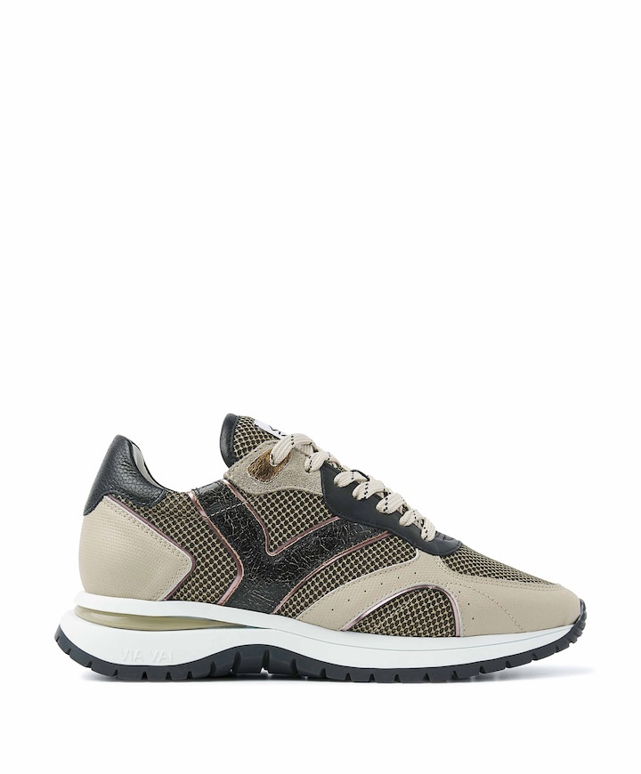 Usher Elliot dames sneakers beige