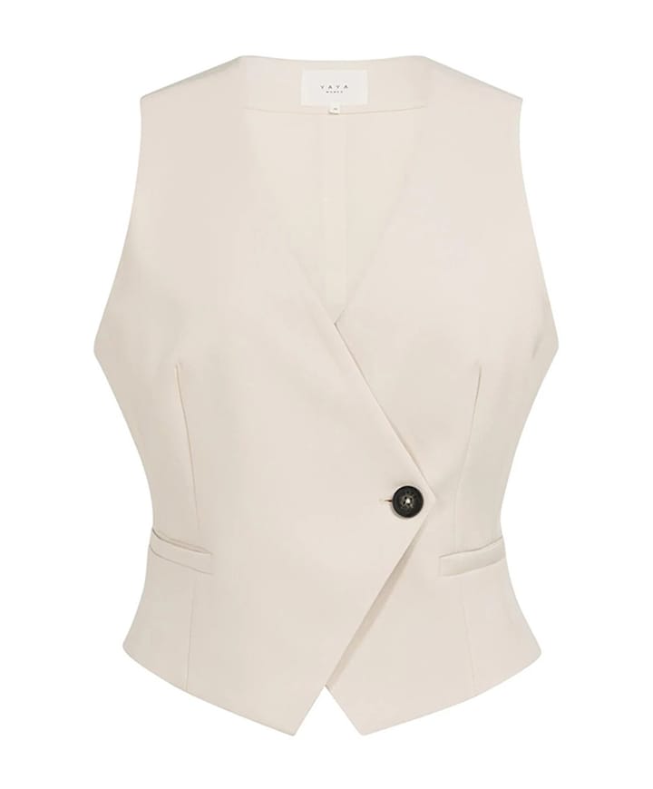 Dames gilet ecru