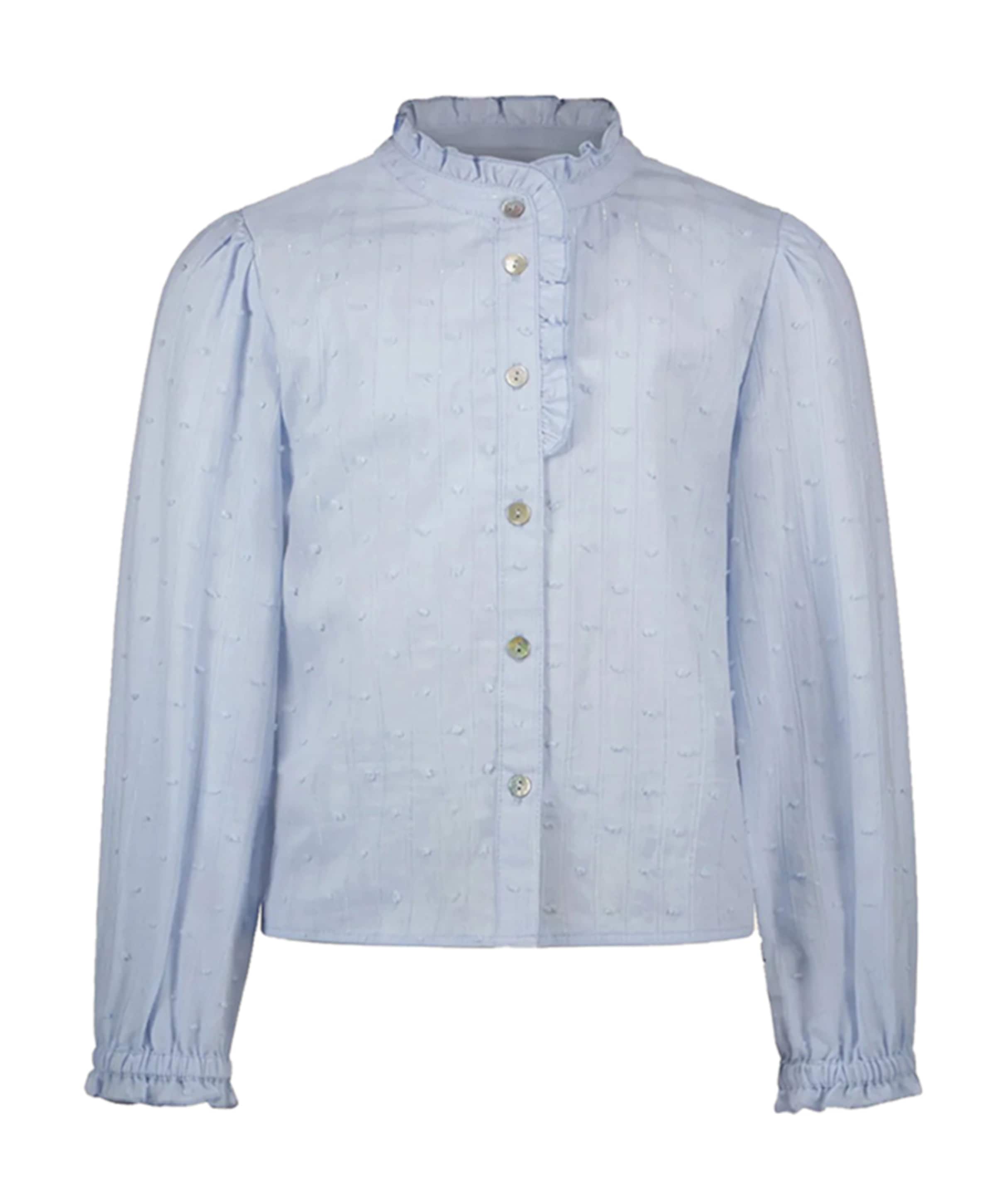 Blouse lange mouw blauw