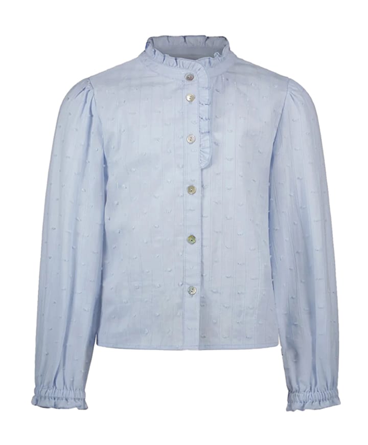 Blouse lange mouw blauw