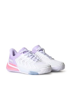 KS TFW ULTRASHOT 4 CLAY-WHT/ORCHID PETAL/NEONBLAZE dames tennisschoenen wit