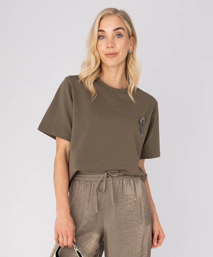 Dames T-shirt groen
