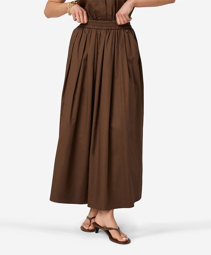 Dames rok bruin