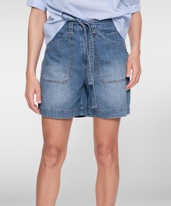 Dames korte broek blauw