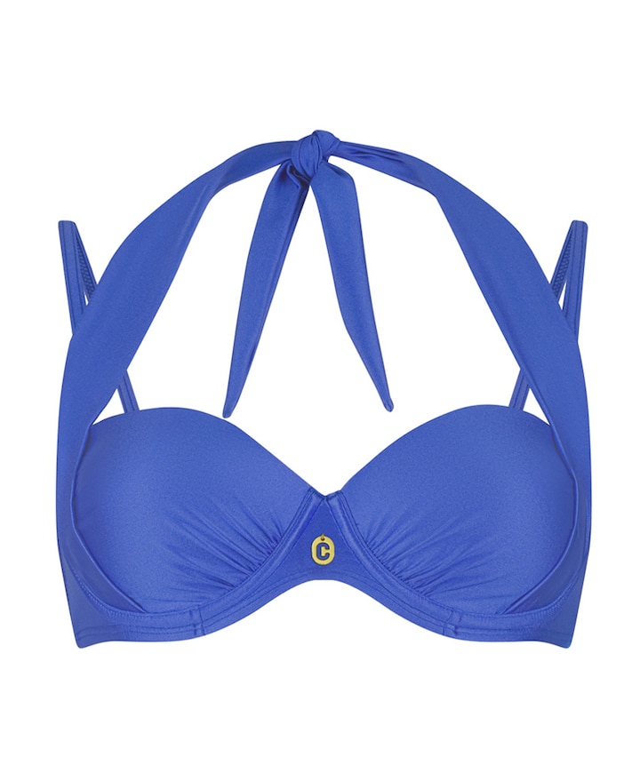 Dames bikinitop blauw