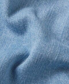 Heren overhemd lange mouw blauw