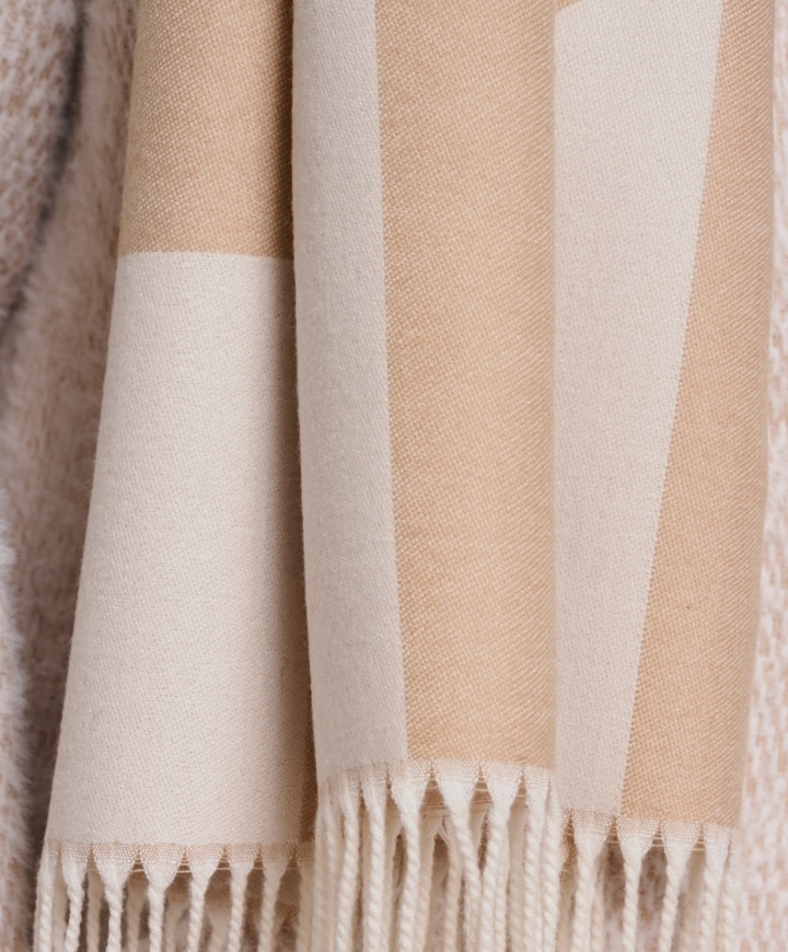 Dames sjaal beige