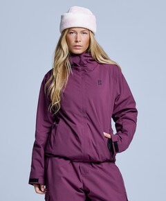 Dames ski-jas bordeaux