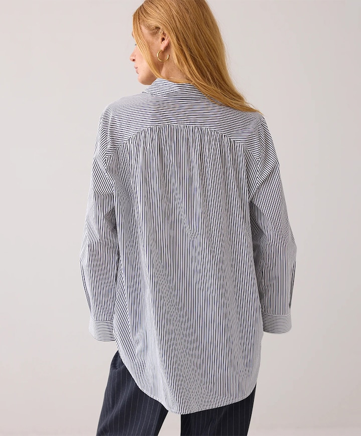 Dames blouse blauw