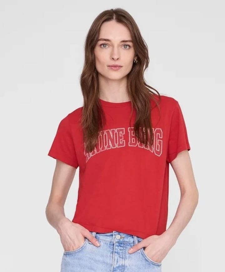 Dames T-shirt rood