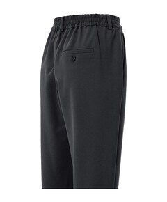 Elastic waist broek zwart