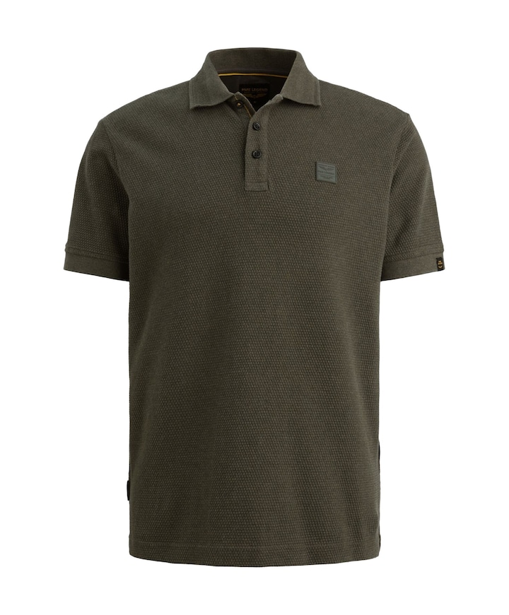 Heren polo grijs