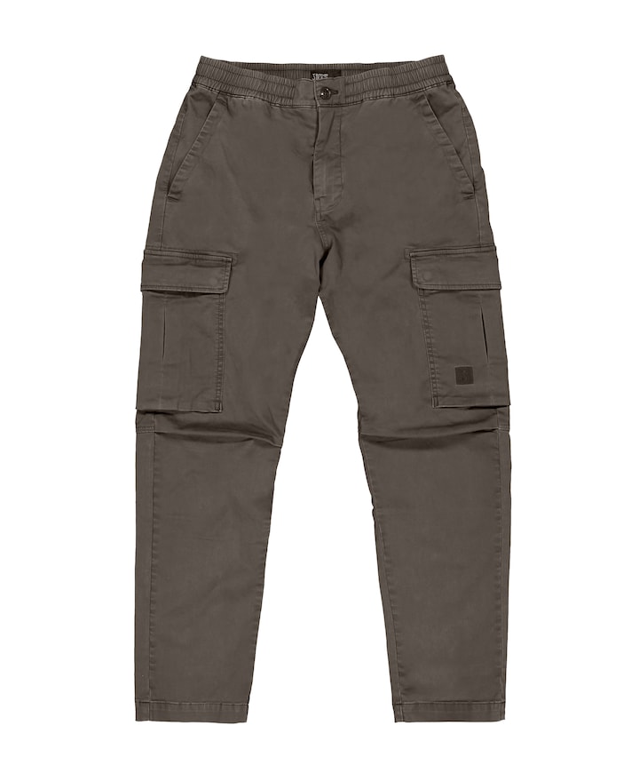Tristan Slim Sateen Cargo heren broek bruin