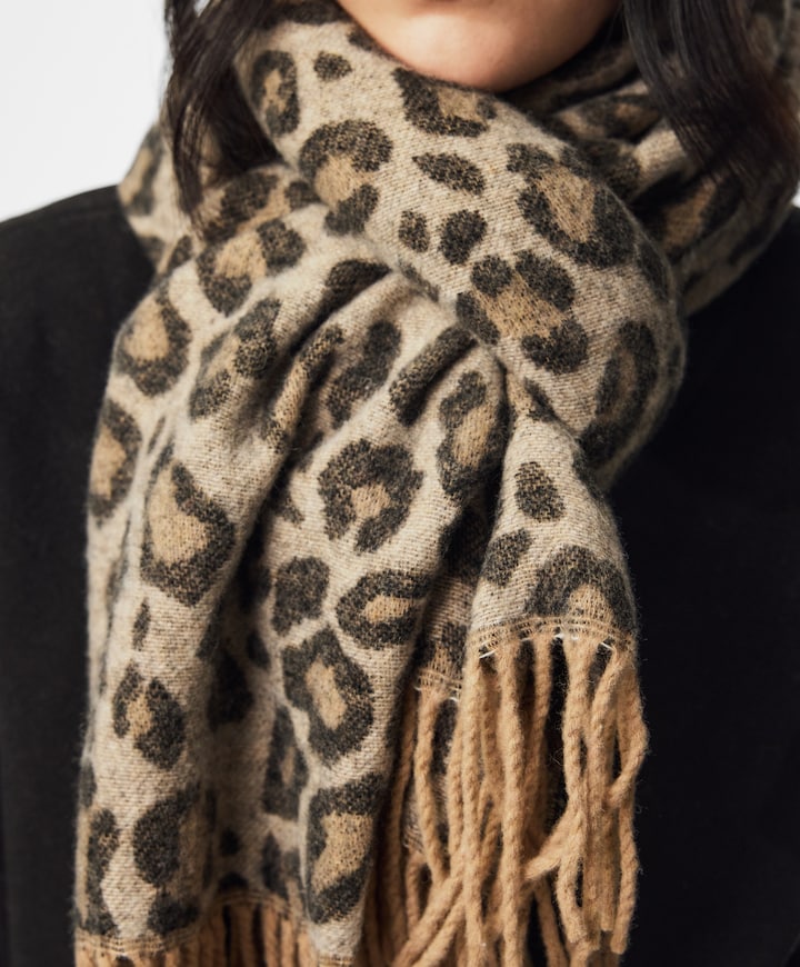 Dames sjaal beige