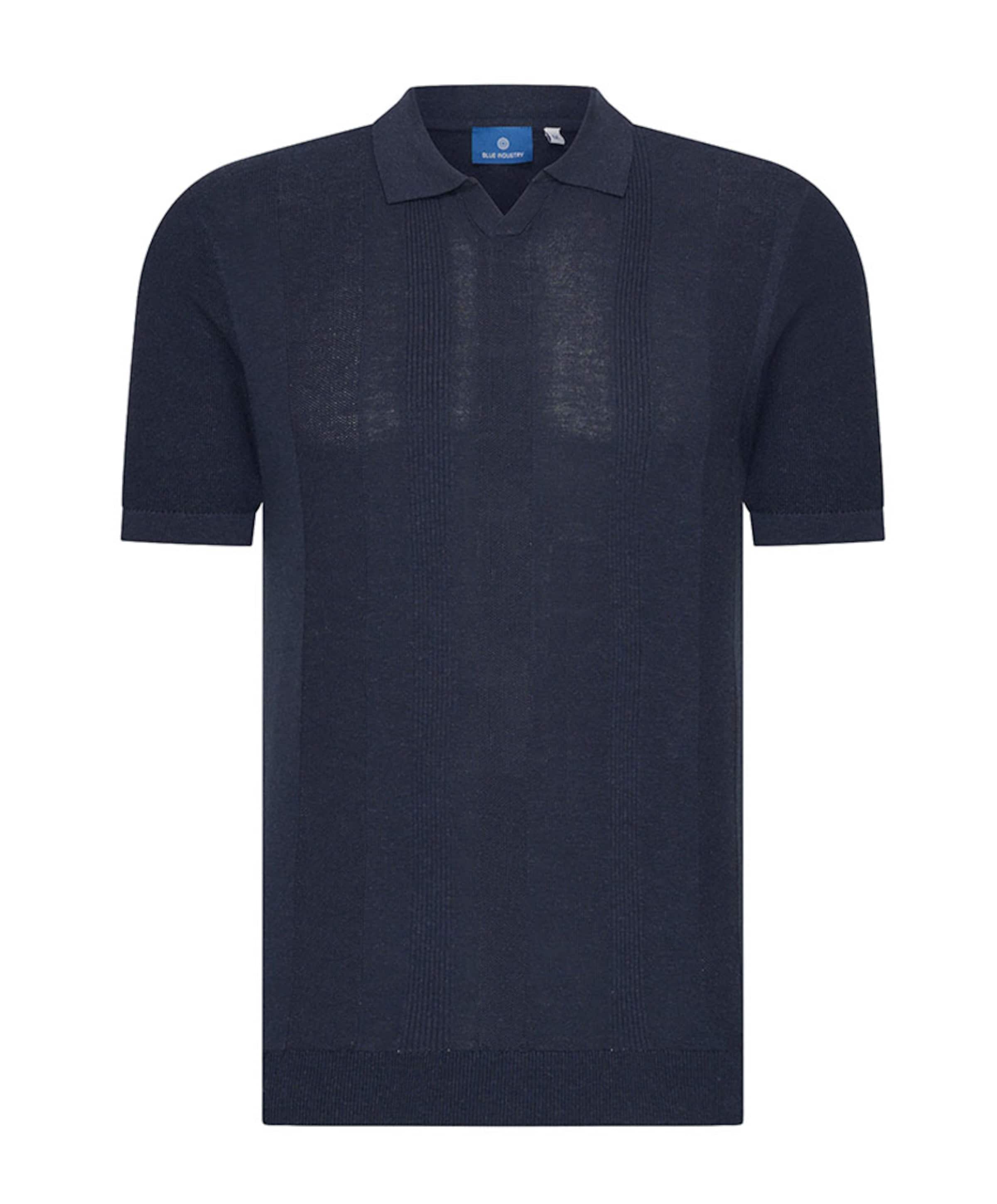 Heren polo blauw