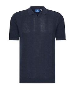 Heren polo blauw