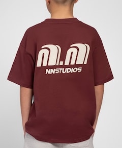Jongens T-shirt bordeaux