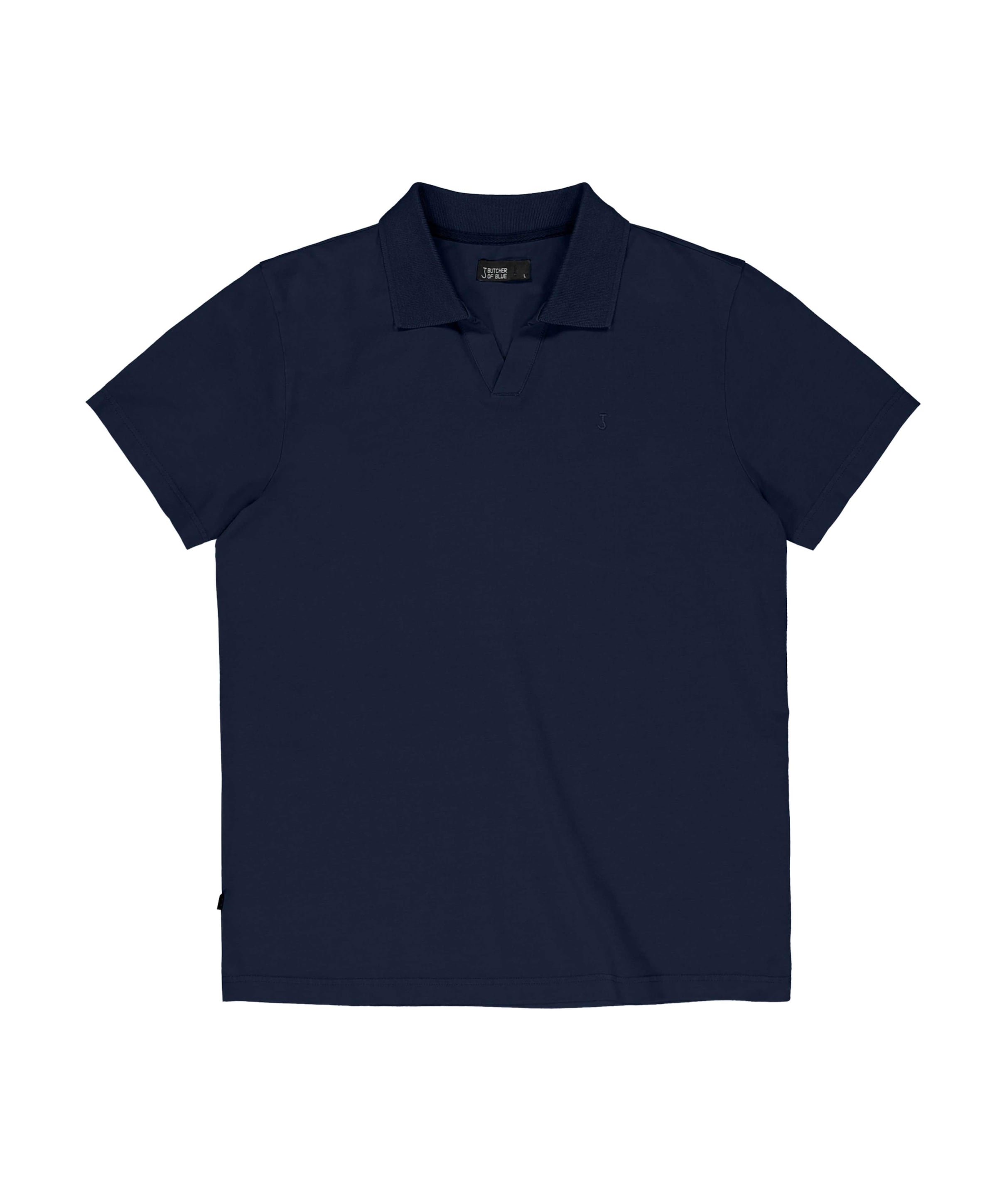 Heren polo blauw