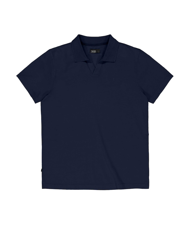 Heren polo blauw